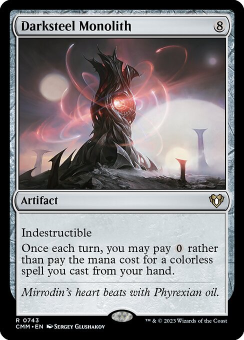 Darksteel Monolith (743) [Commander Masters]