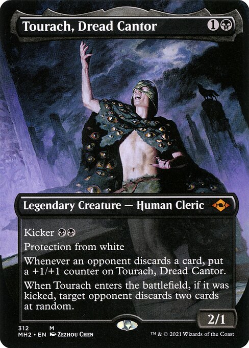 Tourach, Dread Cantor (312) [Modern Horizons 2] [Borderless]