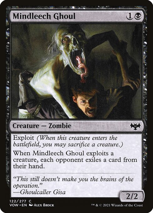 Mindleech Ghoul (122) [Innistrad: Crimson Vow]