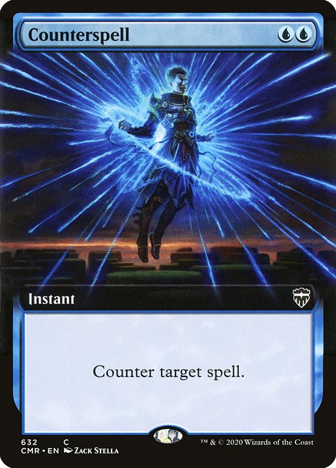 Counterspell (632) [Commander Legends] [Extended Art]