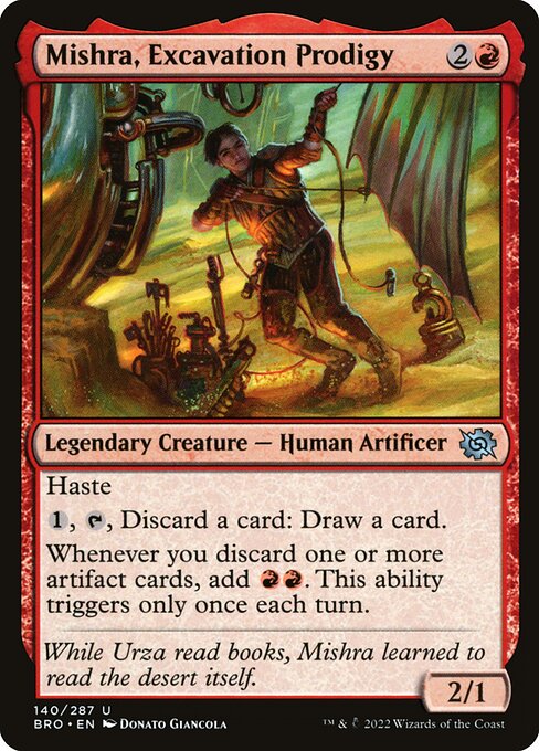 Mishra, Excavation Prodigy (140) [The Brothers' War]