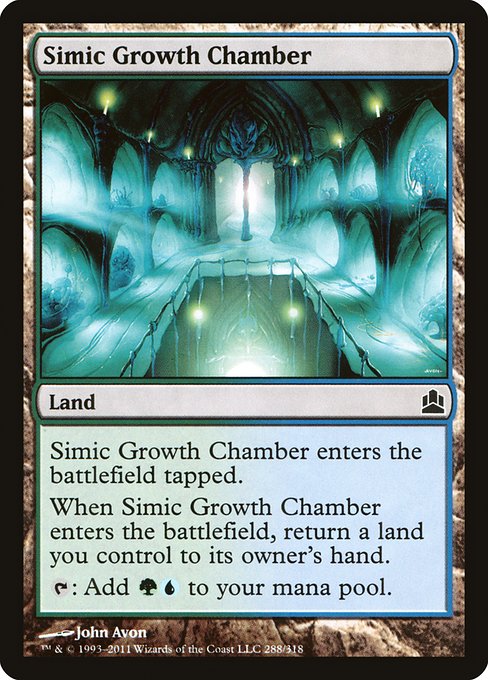 Simic Growth Chamber (288) [Commander 2011]