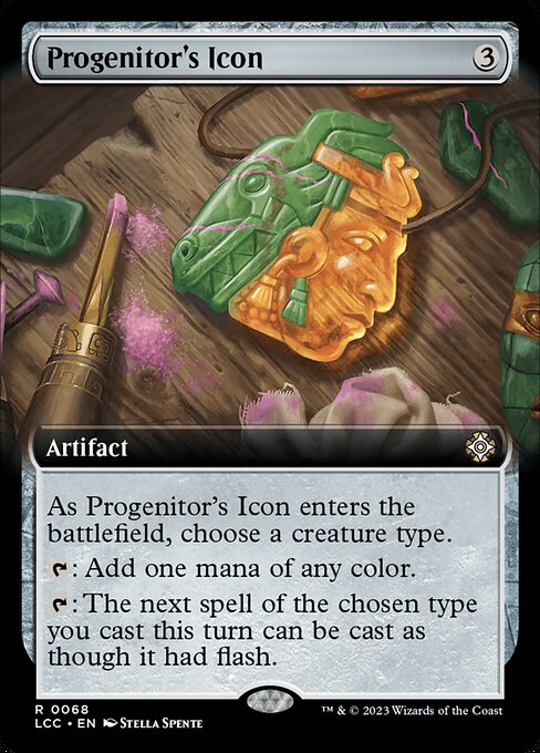 Progenitor's Icon (68) [The Lost Caverns of Ixalan Commander] [Extended Art]