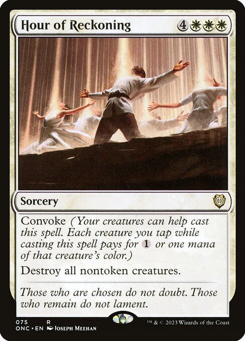 Hour of Reckoning (75) [Phyrexia: All Will Be One Commander]
