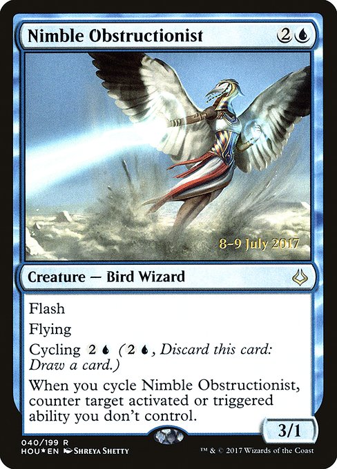 Nimble Obstructionist (40s) [Hour of Devastation Promos]