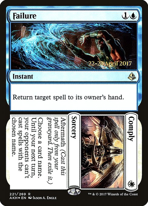 Failure // Comply (221s) [Amonkhet Promos]
