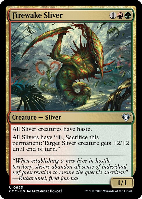 Firewake Sliver (923) [Commander Masters]