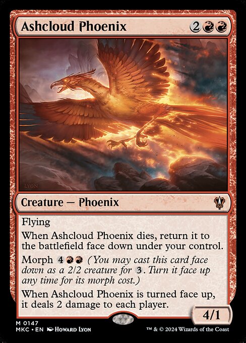 Ashcloud Phoenix (147) [Murders at Karlov Manor Commander]