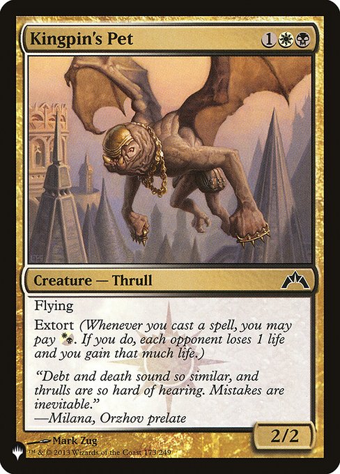 Kingpin's Pet (GTC-173) [The List]