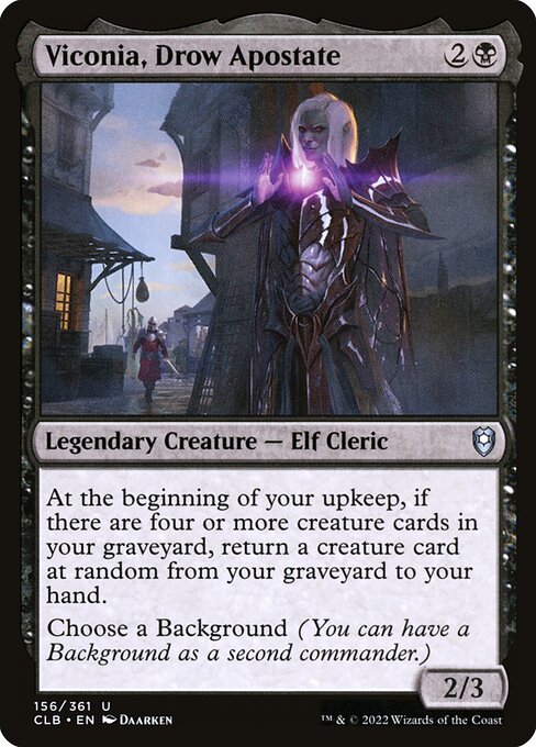 Viconia, Drow Apostate (156) [Commander Legends: Battle for Baldur's Gate]