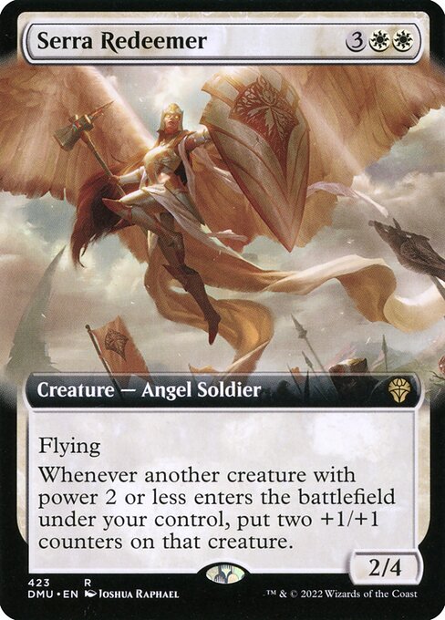 Serra Redeemer (423) [Dominaria United] [Extended Art]