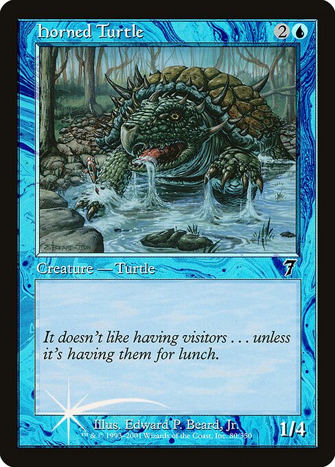 Horned Turtle (80★) [Seventh Edition]
