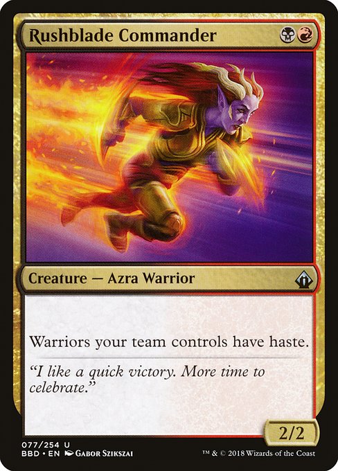 Rushblade Commander (77) [Battlebond]