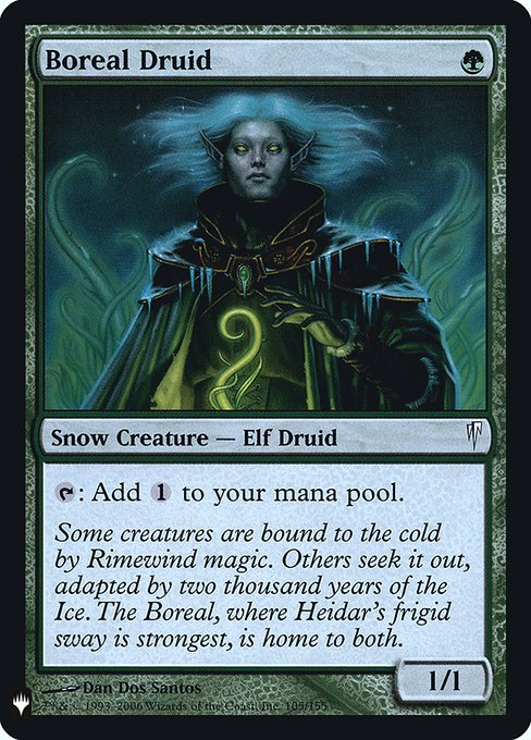 Boreal Druid (CSP-105) [The List]