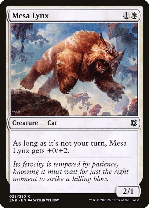 Mesa Lynx (28) [Zendikar Rising]