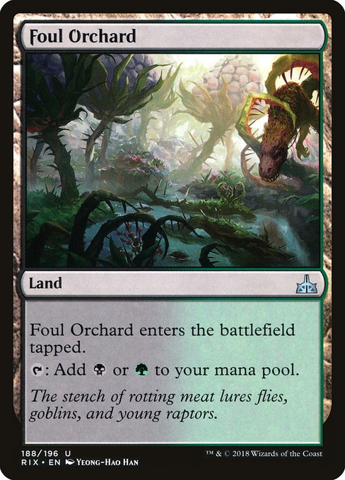 Foul Orchard (188) [Rivals of Ixalan]