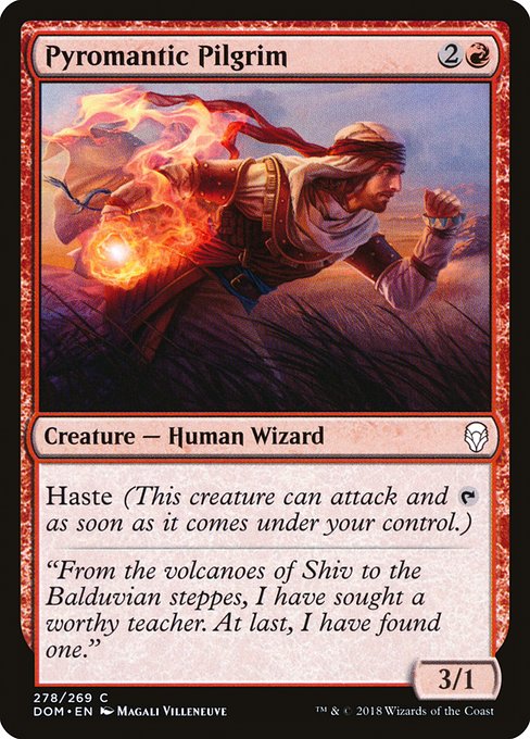 Pyromantic Pilgrim (278) [Dominaria]