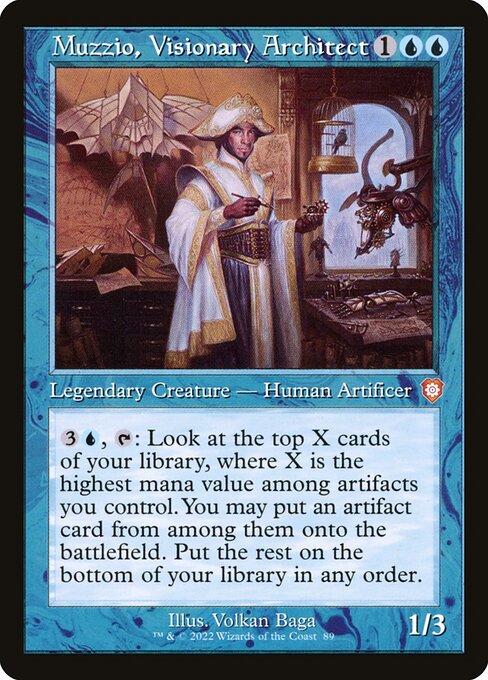 Muzzio, Visionary Architect (89) [The Brothers' War Commander]