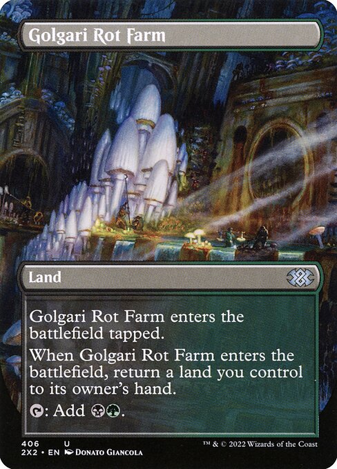 Golgari Rot Farm (406) [Double Masters 2022] [Borderless]