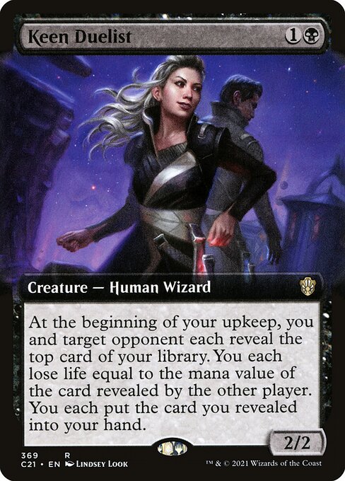 Keen Duelist (369) [Commander 2021] [Extended Art]