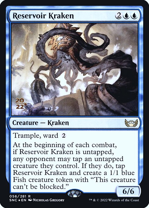Reservoir Kraken (56s) [Streets of New Capenna Promos]