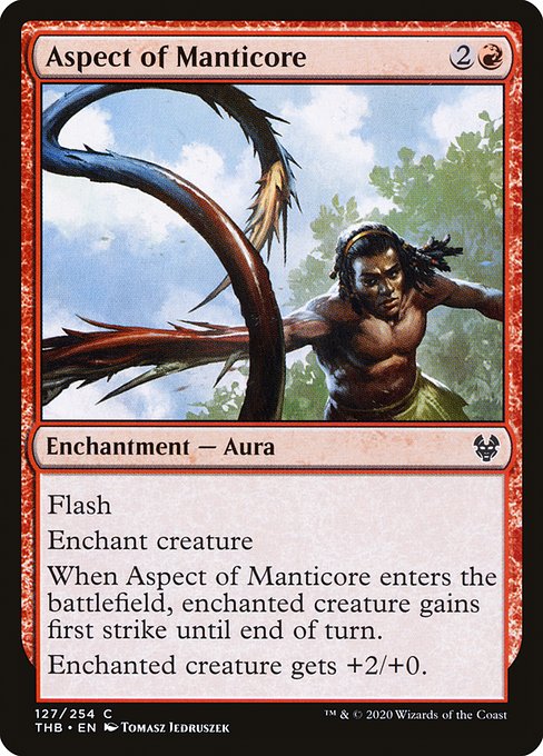 Aspect of Manticore (127) [Theros Beyond Death]