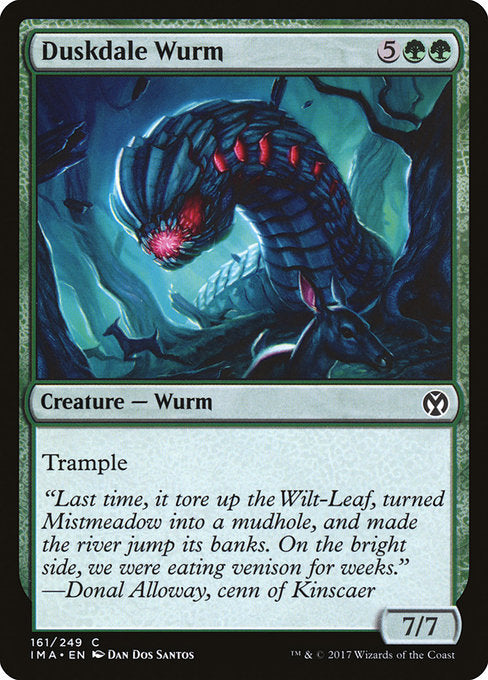 Duskdale Wurm (161) [Iconic Masters]