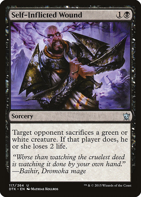 Self-Inflicted Wound (117) [Dragons of Tarkir]