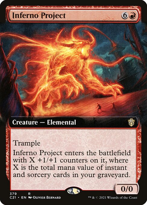 Inferno Project (379) [Commander 2021] [Extended Art]