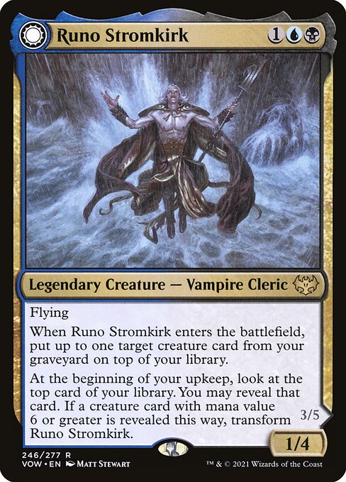 Runo Stromkirk // Krothuss, Lord of the Deep (246) [Innistrad: Crimson Vow]