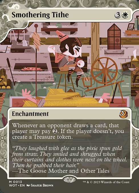 Smothering Tithe (13) [Wilds of Eldraine: Enchanting Tales] [Showcase, Borderless]