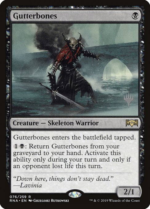 Gutterbones (76p) [Ravnica Allegiance Promos]