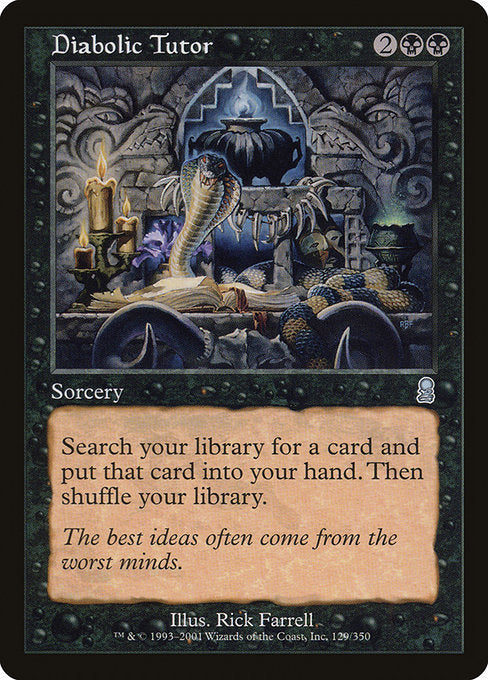 Diabolic Tutor (129) [Odyssey]