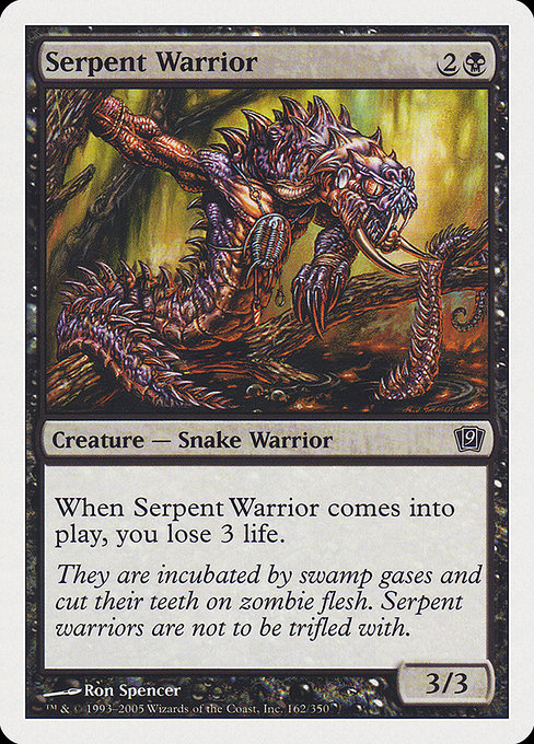 Serpent Warrior (162) [Ninth Edition]