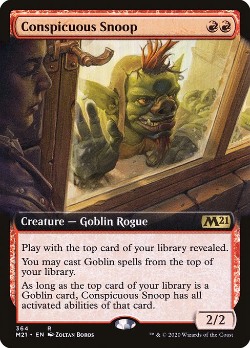 Conspicuous Snoop (364) [Core Set 2021] [Extended Art]