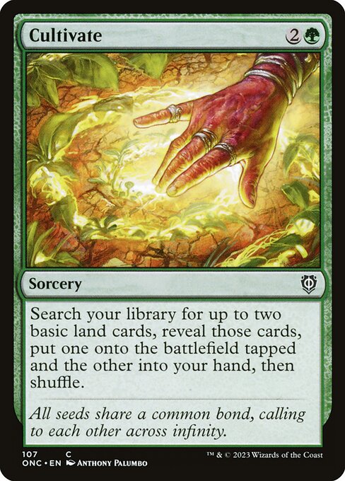 Cultivate (107) [Phyrexia: All Will Be One Commander]