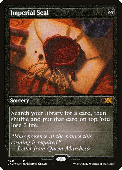 Imperial Seal (439) [Double Masters 2022] [Etched]