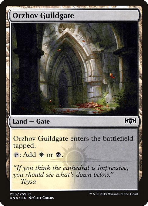 Orzhov Guildgate (253) [Ravnica Allegiance]