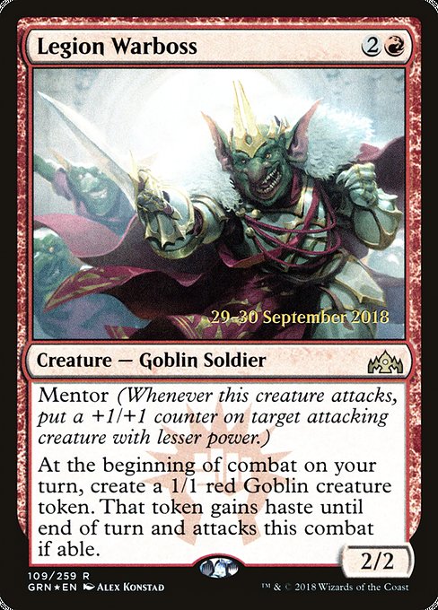 Legion Warboss (109s) [Guilds of Ravnica Promos]