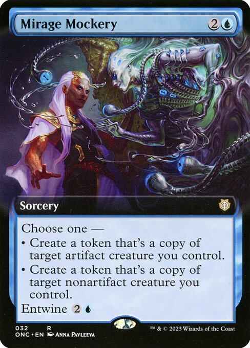 Mirage Mockery (32) [Phyrexia: All Will Be One Commander] [Extended Art]