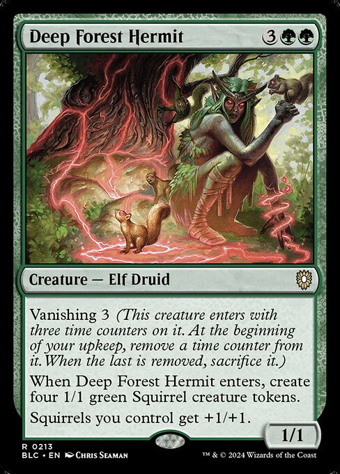 Deep Forest Hermit (213) [Bloomburrow Commander]