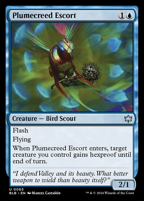 Plumecreed Escort (65) [Bloomburrow]
