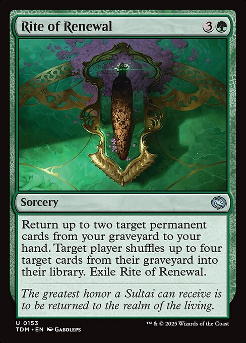 Rite of Renewal (153) [Tarkir: Dragonstorm]