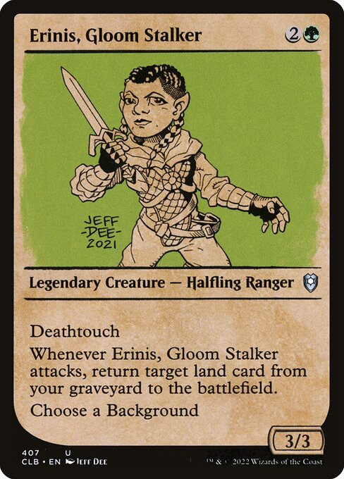 Erinis, Gloom Stalker (407) [Commander Legends: Battle for Baldur's Gate] [Showcase]