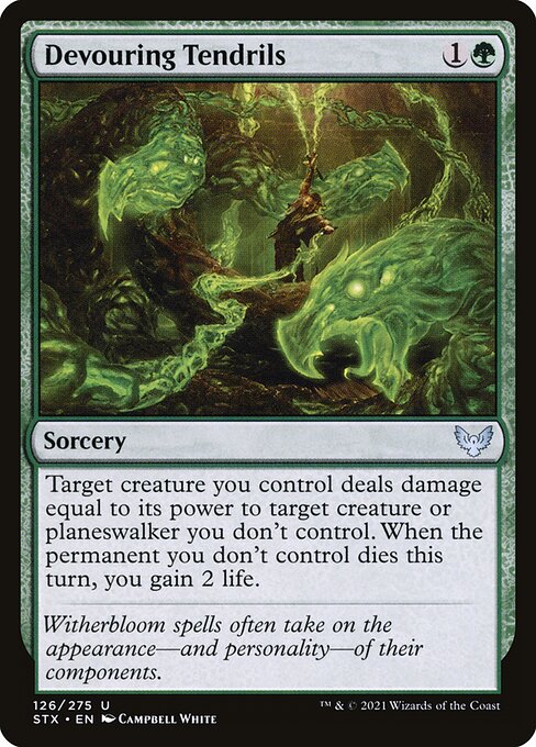 Devouring Tendrils (126) [Strixhaven: School of Mages]