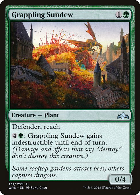 Grappling Sundew (131) [Guilds of Ravnica]