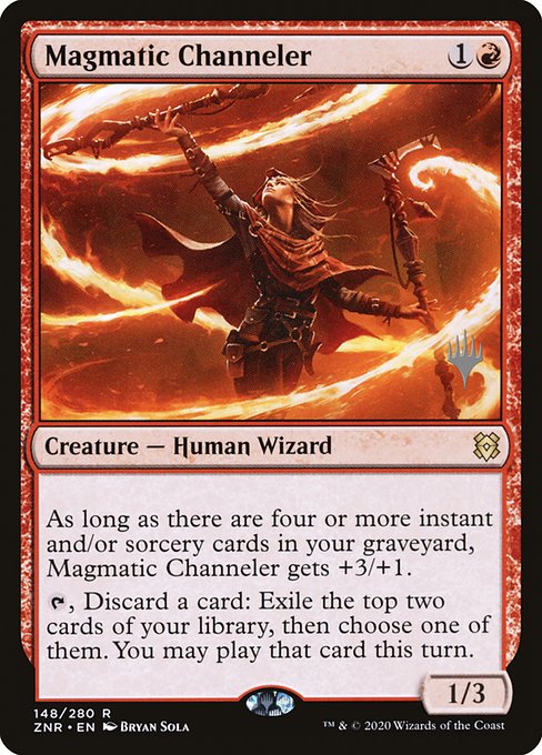 Magmatic Channeler (148p) [Zendikar Rising Promos]