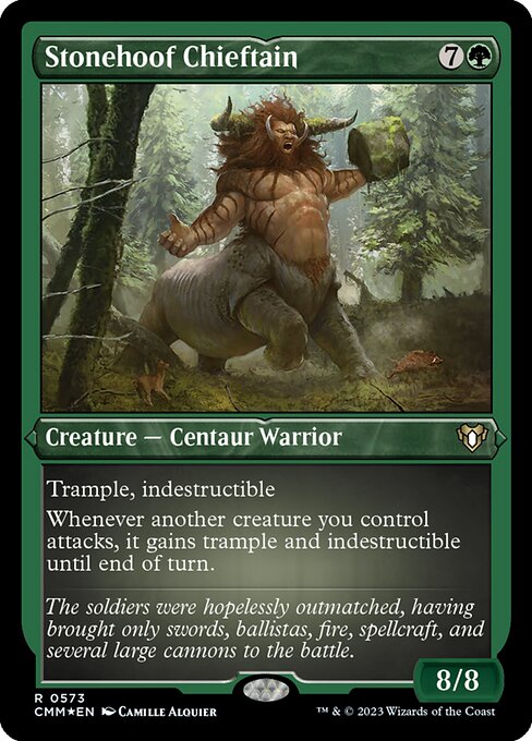 Stonehoof Chieftain (573) [Commander Masters]