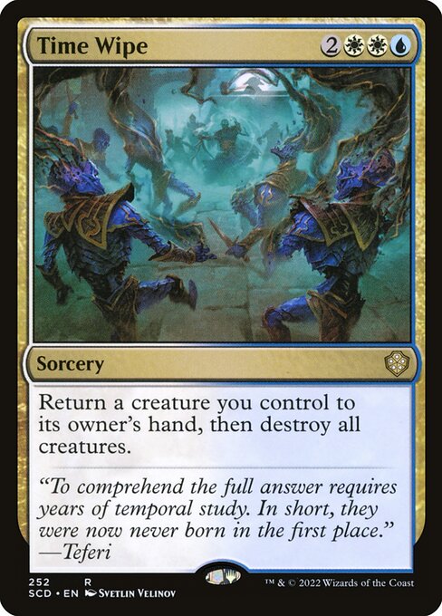 Time Wipe (252) [Starter Commander Decks]