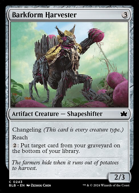 Barkform Harvester (243) [Bloomburrow]